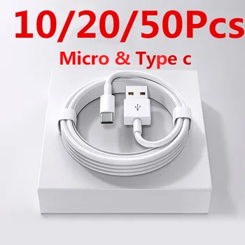 10-50pcs 1M 3FT TPE USB C Tipo 