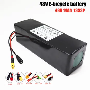 48V E-dviračių baterija 20Ah 1000W 13S3P ličio baterija, tinka elektrinis dviratis motoroleriai su BMS įvykdymo+kroviklis