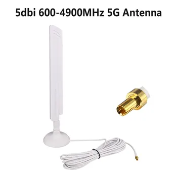 5dbi 600-4900Mhz 5G Antenos SMA Male/TS9 Vyrų 3G, 4G, 5G LTE GSM Įvairiakryptė Stiprintuvas Antenos Stiprintuvas