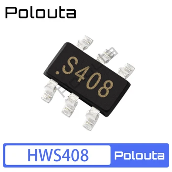 5VNT (5 vnt.) HWS408 ekrano atspausdintas S408 SOT-363 chip RF perjungimo chip ICPOLOUTA