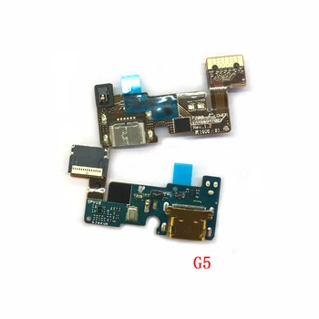 5vnt USB Įkrovimo lizdas Doko Jungtis, Flex Kabelis LG G5 H840 H850 H860 H831 VS987 LS992 H820 H830 Juostelės Dalis