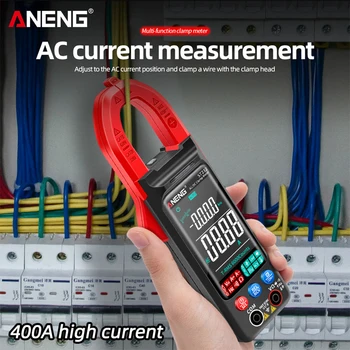 ANENG ST212 ST211 Skaitmeninis Apkabos Metrų 6000 Skaičiuoja AC DC Ammeter Apkabos, Ammeter Voltmeter Skaitmeninis Multimetras Įtampos Testeris Įrankis