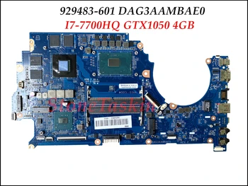 Aukštos kokybės 929483-601 HP 15-CE 15T-CE Nešiojamas Plokštė DAG3AAMBAE0 SR32Q I7-7700HQ GTX1050 4GB DDR4 100% Testuotas