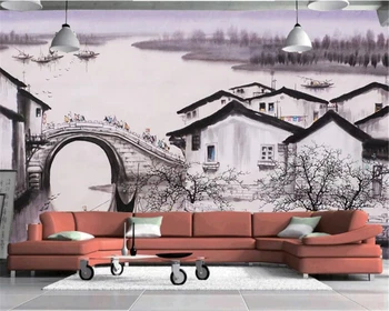 beibehang Svajonė mados asmenybės papel de parede tapetai atmosfera Jiangnan vandens Kinijos kambarį, TV foną sienos