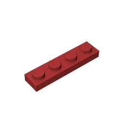 Blokai Suderinamas su LEGO 3710 Plokštė 1 x 4 Techninius SS Priedai, Dalys Asamblėjos Nustatyti Plytų 