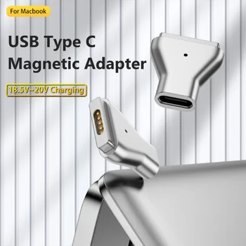 C tipo Magnetinių USB PD Adapteris, skirtas Apple Magsafe 1 Magsafe 2 
