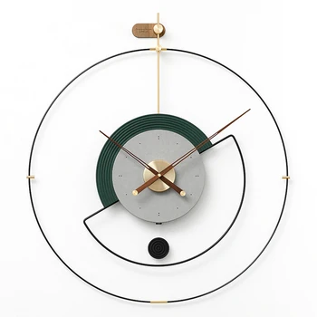 Ispanijos Šiaurės Prabangus Sieninis Laikrodis Modernus Dizainas, Gryno Vario Dideli Laikrodžiai Sienos, Namų Dekoro Silent Laikrodžiai Namų Puošybai Kambarį
