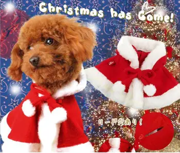 Kalėdų šalis, drabužių, dovanų šuniuką kostiumas šuo Skara Apsiaustu katė Santa Claus drabužiai, džemperis naminių Reikmenys