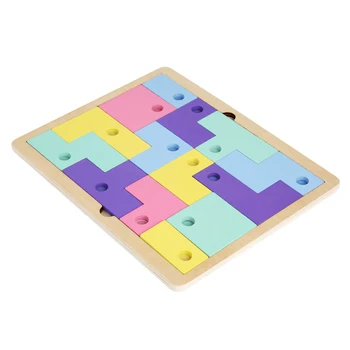 Mediniai Atitikimo Puzzle Švietimo Žaislas Loginio Mąstymo Žaidimas
