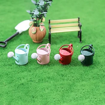 Miniatiūriniai Lėlių Sodo Žaislo Modelis Lėlės Namas Priedai Nėrinių Laistytuvo Vandens Ąsotis Mini Purkštuvų Puodą Scenos Dekoras