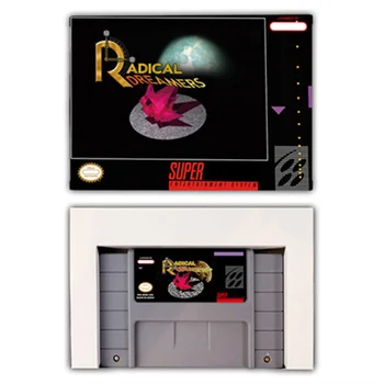 RPG Žaidimas Radikaliai Svajotojai - Žaidimas Kasetė su būda JAV NTSC versija, 16 bitų SNES konsolės