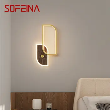 SOFEINA Modernus Patalpų Sienos Lempos LED Derliaus Kūrybos Paprasta Sconce Šviesos Namų gyvenamojo Kambario, Miegamojo, Koridoriaus Dekoras