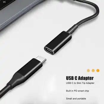 USB C Slim Patarimas Adapterio Kabelį 100W PD USB C Įkrovimo Adapteris, skirtas Dell 4.5x0.6 Port Nešiojamas karšto