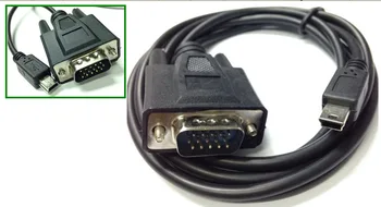 VGA 15P vyrų/USB mini 5P vyrų laidas 1,5 m