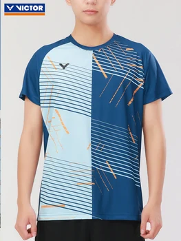 Viktoras t-shirt sporto Jersey drabužių, sportinės aprangos badmintono trumpomis rankovėmis vyrams, moterims topai vyrų 30017 t-shirts